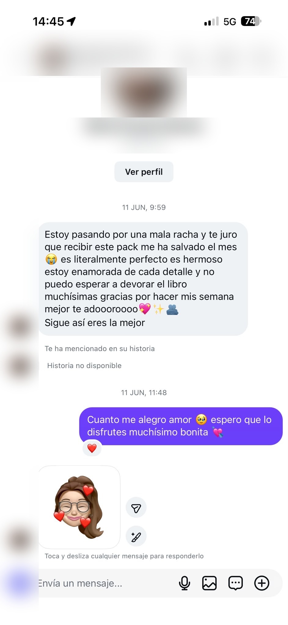 Foto de la reseña de Lectora verificada